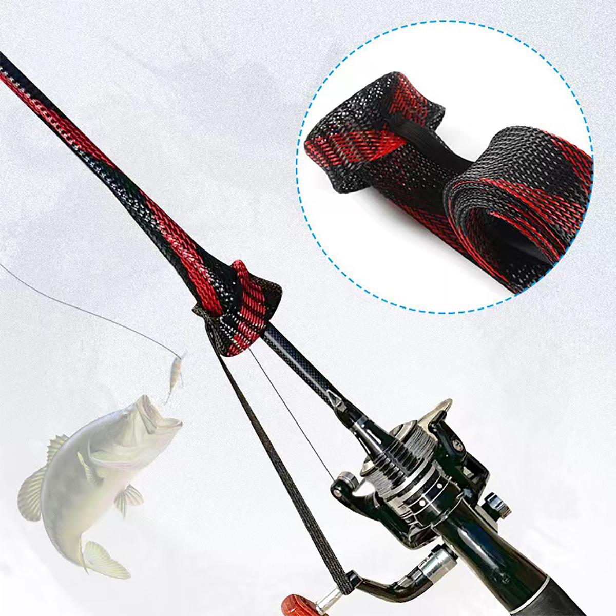 Fishing Rod Glove - Fishing Rod Knitting Net Protective Cover