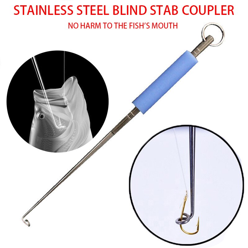 Fishing Equipment Warehouse - Fishing Hook Remover 2/6/8Pcs Stainless Steel