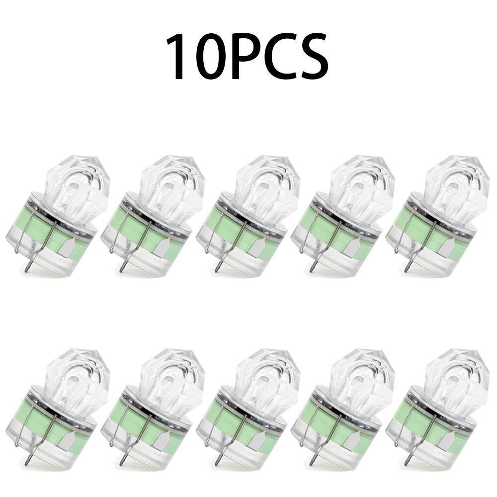 Fishing Equipment Used - 10 Pieces of LED Fishing Lights,
