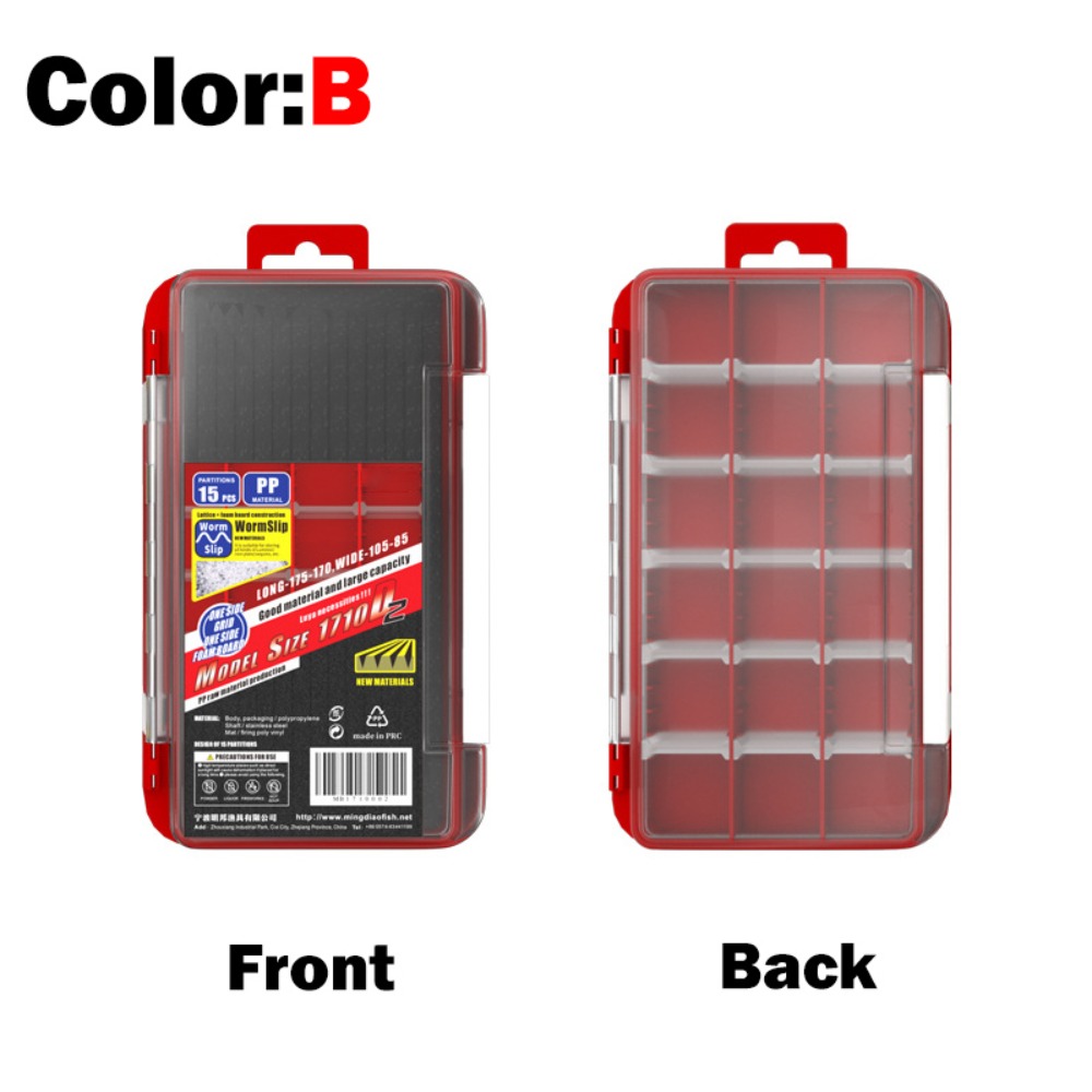 Tackle Box - Fishing Tackle 2 Layer Fishhooks Container