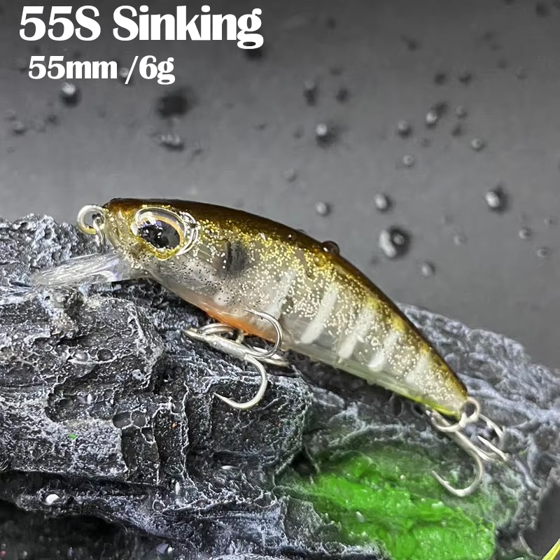 Fishing Equipment In Japanese - 6g 55mm Japanese Trembling Sinking Minnow