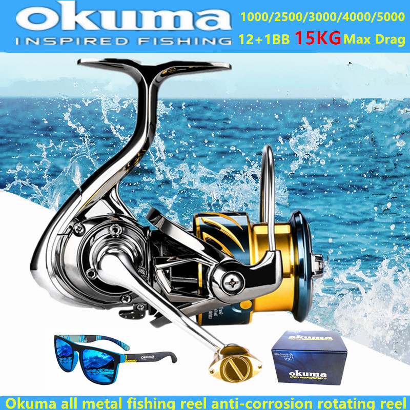 Okuma All Metal Fishing Reel 1 - Shimano Reel Stradic 评论和价格