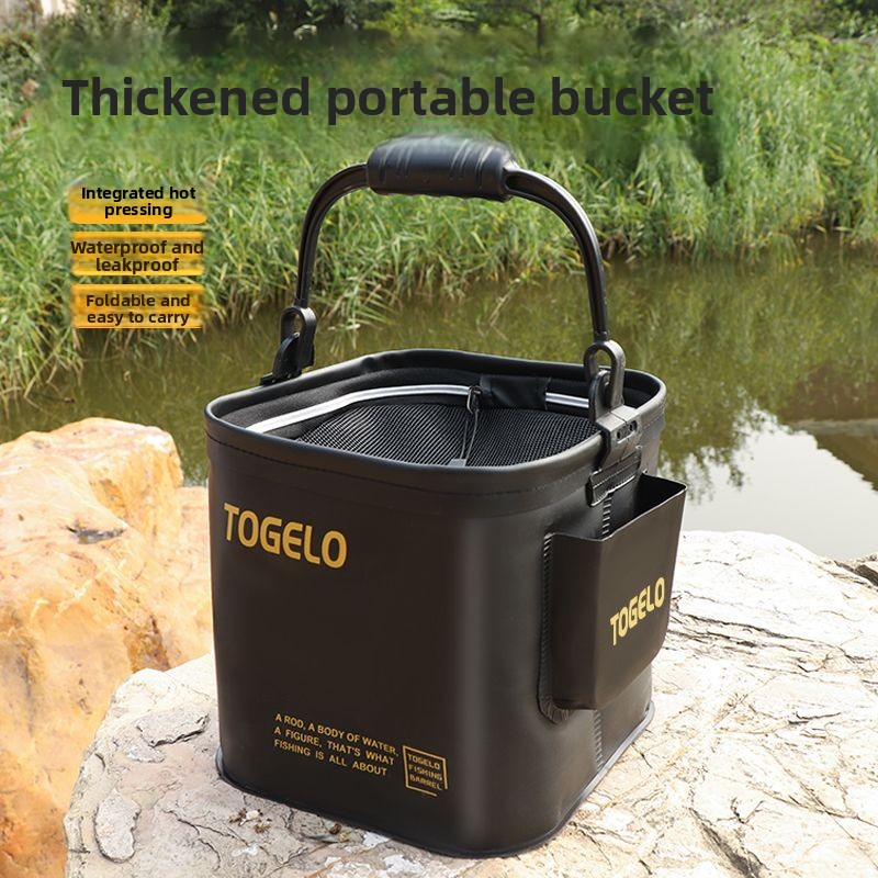 Fish bucket New folding fishin - Fishing Equipment 评论和价格