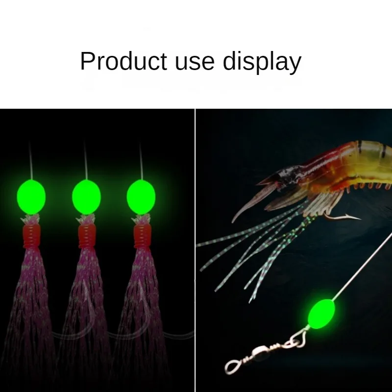100pcs/lot Oval Night Luminous - Fishing Equipment Used 评论和价格