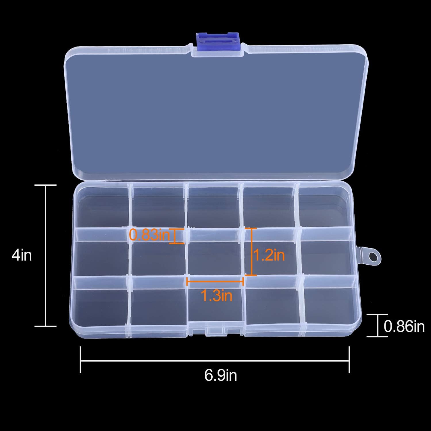 15 Grids Small Plastic Storage - Tackle Box 评论和价格