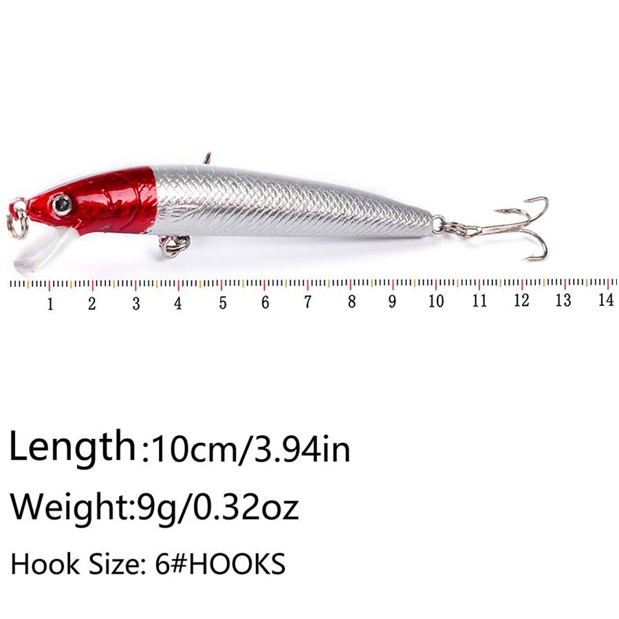 10PCS Jerkbait Minnow Swimbait - Fishing Equipment Kit 评论和价格