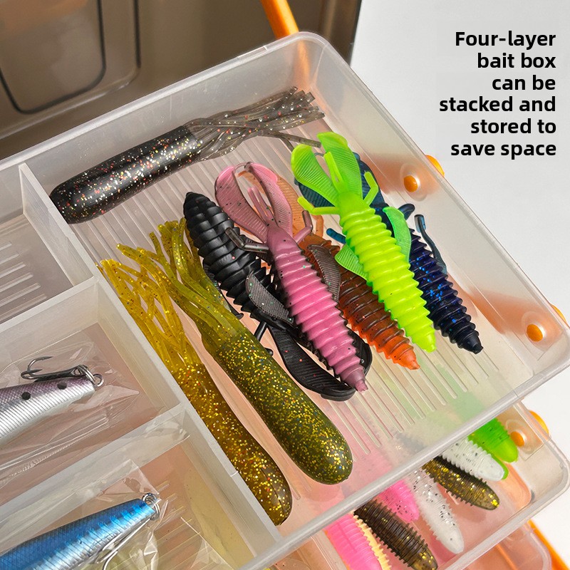 Large Four-Layer Outdoor Fishi - Tackle Box 评论和价格