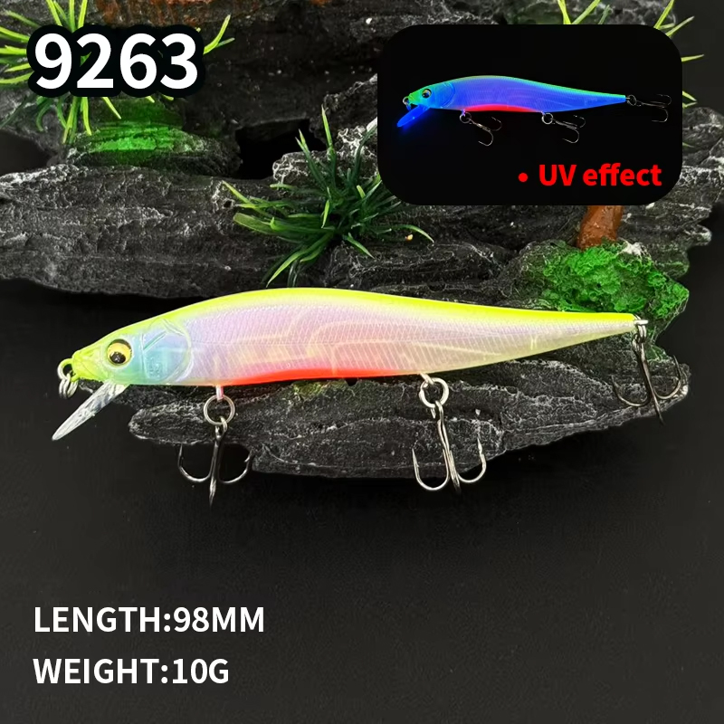 98mm 10g Jerkbait Minnow Float - Fishing Equipment In Japanese 评论和价格
