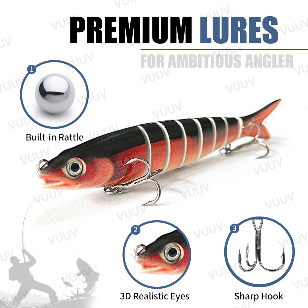 10 pcs Fishing Lures for Bass  - Fishing Equipment Kit 评论和价格