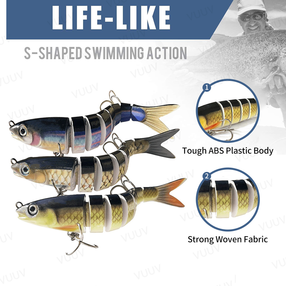 10 pcs Fishing Lures for Bass  - Fishing Equipment Kit 评论和价格