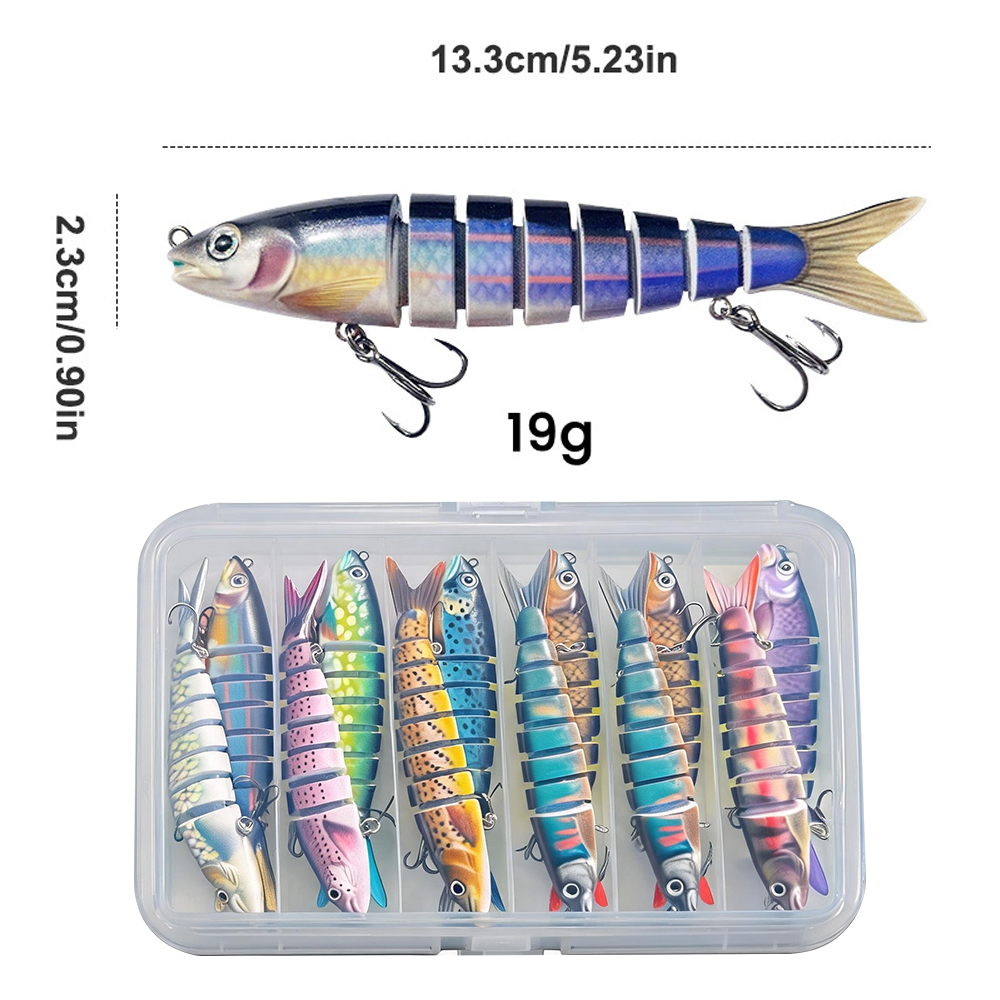 10 pcs Fishing Lures for Bass  - Fishing Equipment Kit 评论和价格