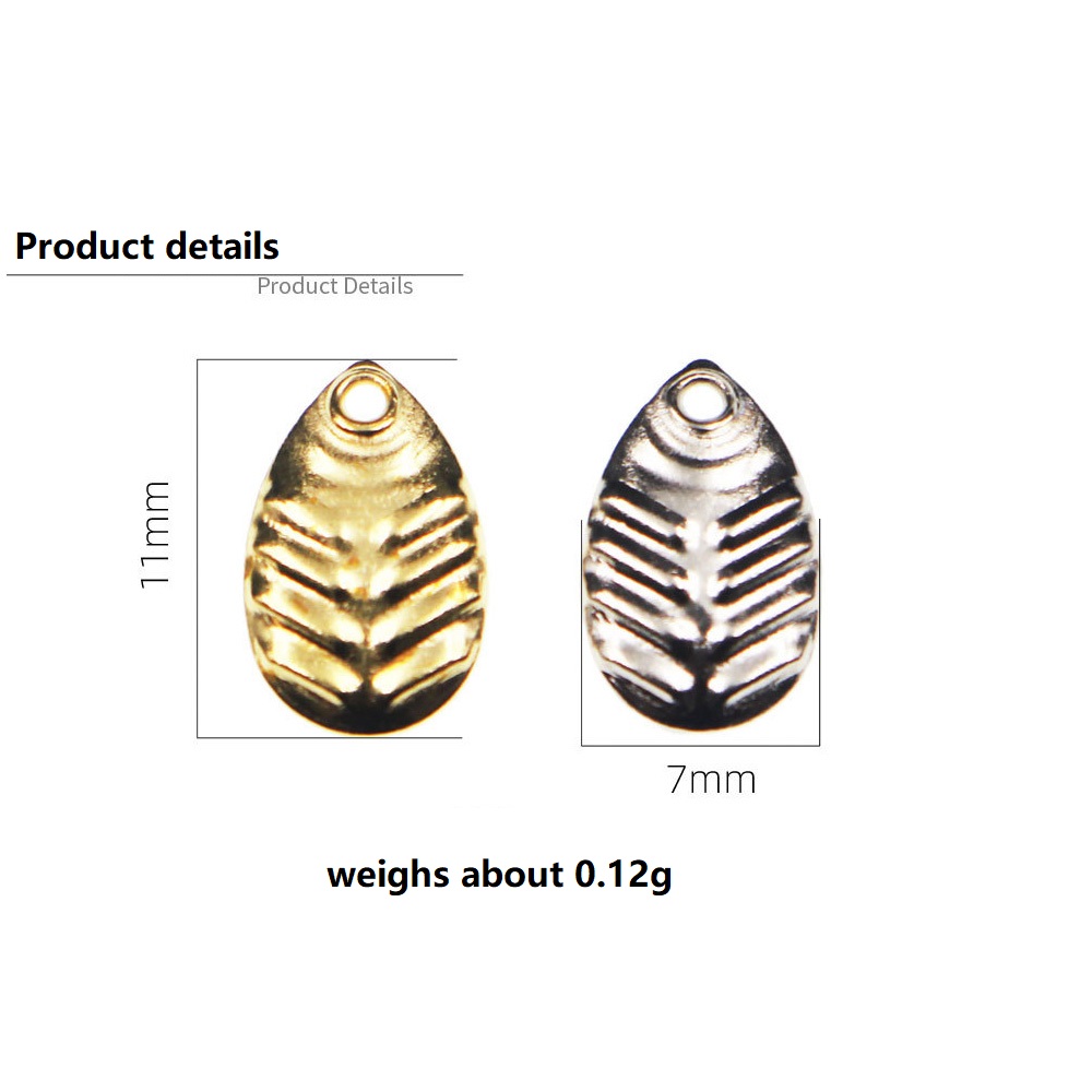 50Pcs/lot DIY Fishing Spinner  - Fishing Equipment Used 评论和价格