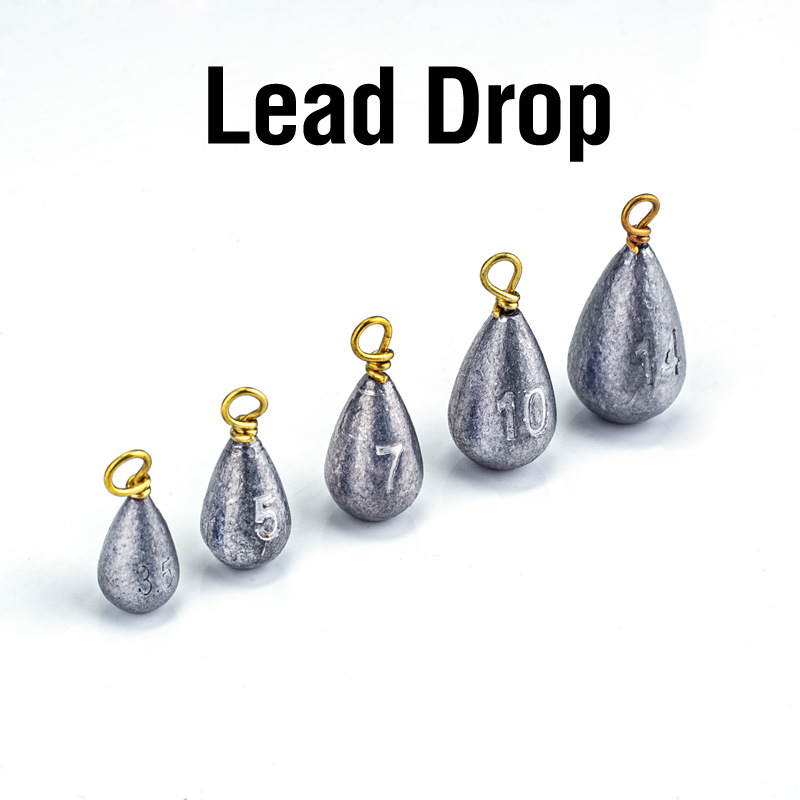 22Pcs/Box Fishing Sinkers Drop - Tackle Box 评论和价格