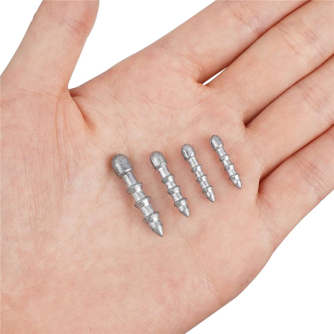 60PCS Nail weights Worm Fishin - Fishing Equipment Used 评论和价格