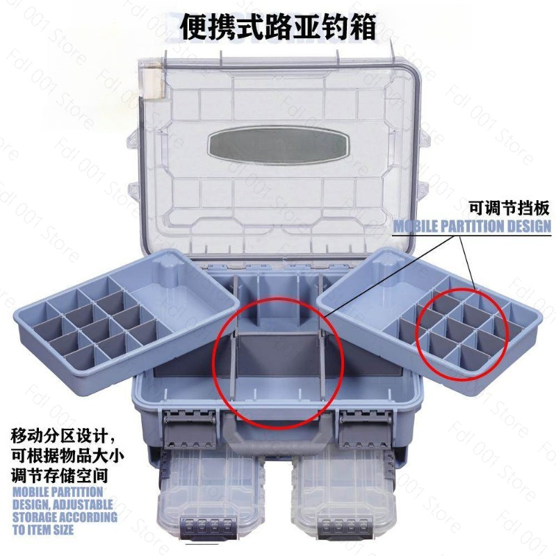 Fishing Tackle Box Large Capac - Tackle Box 评论和价格