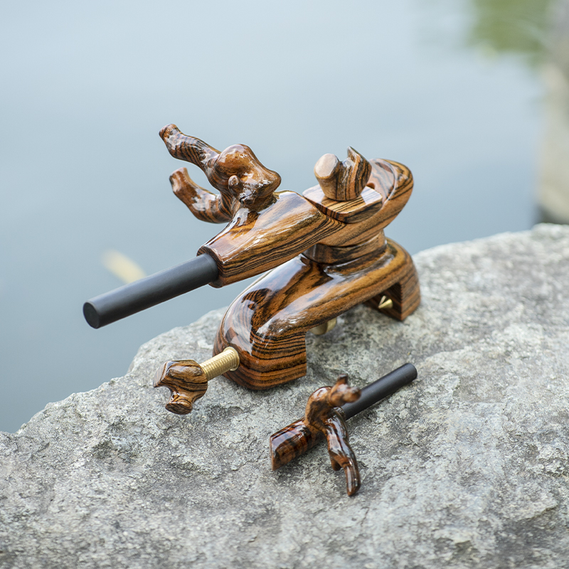 Adjustable wooden rod bracket, - Fishing Equipment In Japanese 评论和价格