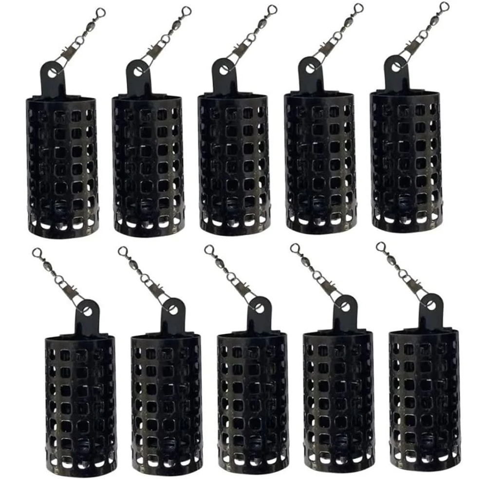 10PCS Fishing Tackle Feeder Ca - Fishing Equipment Used 评论和价格