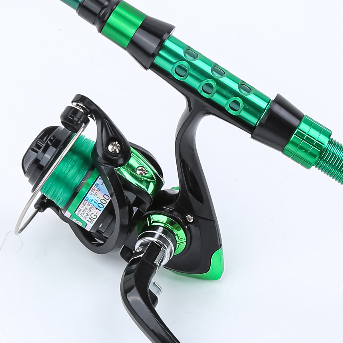 1.8 Meters Green Carbon Fiber  - Fishing Equipment Kit 评论和价格