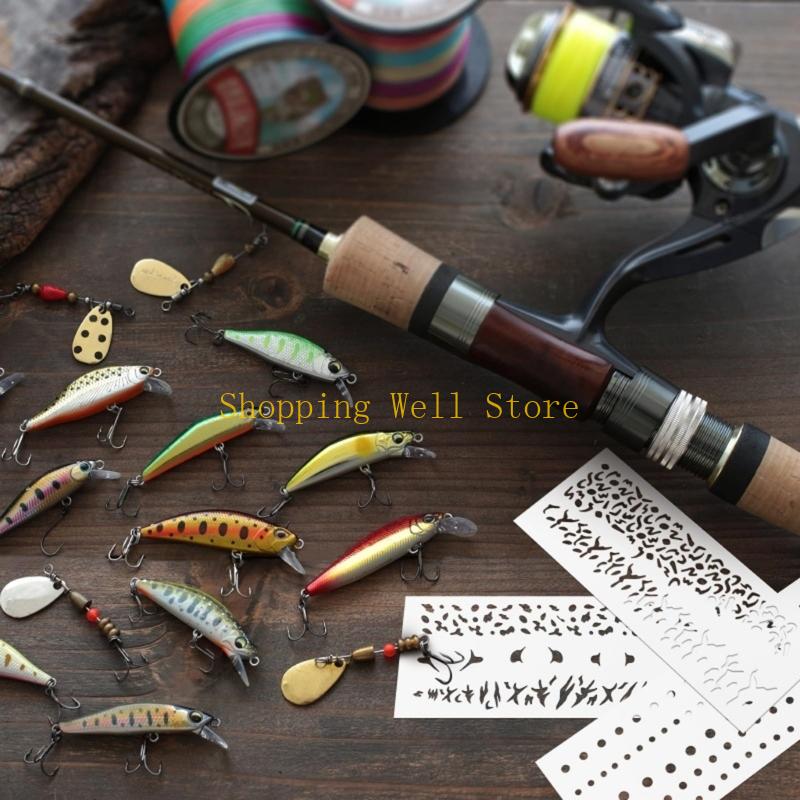 KX4B 6Pcs Hollowed Fishing Lur - Fishing Equipment Used 评论和价格