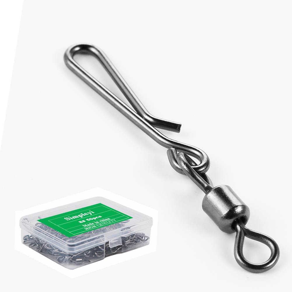 50pcs Box Rolling Swivel With  - Tackle Box 评论和价格