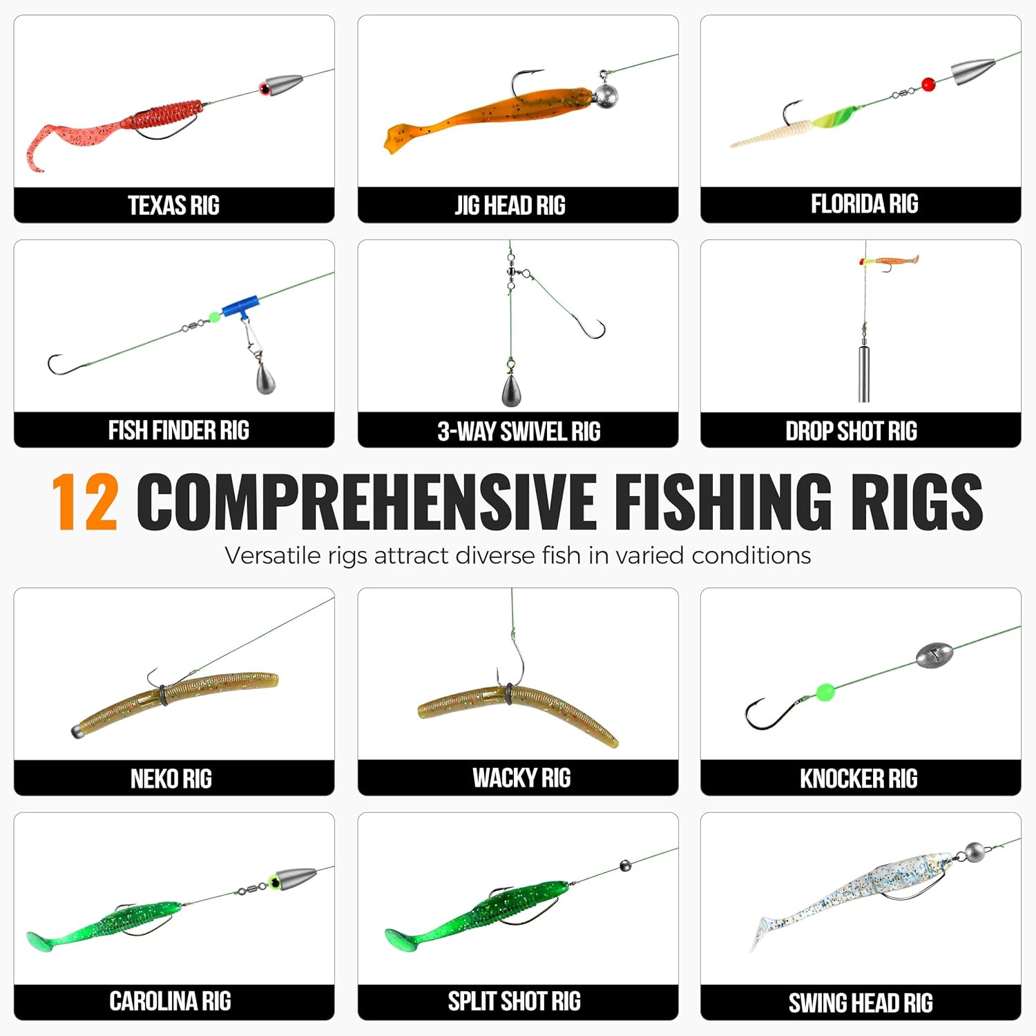 187pcs Fishing Accessories Kit - Tackle Box 评论和价格