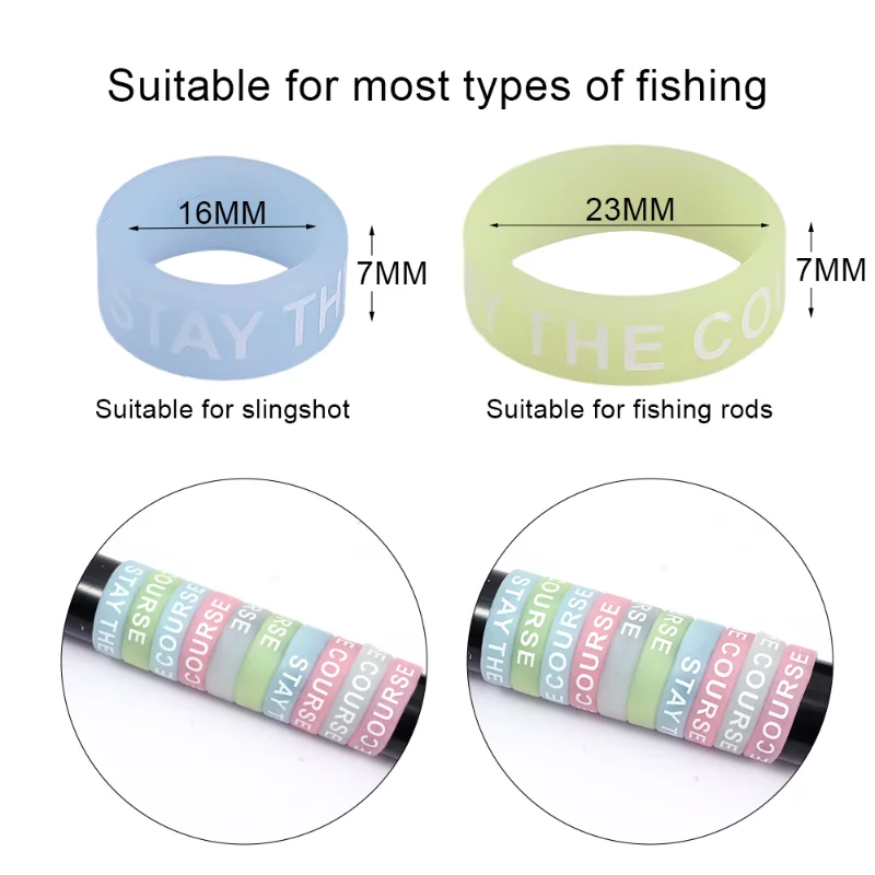 20PCS Anti Slip Silicone Multi - Fishing Rod Glove 评论和价格